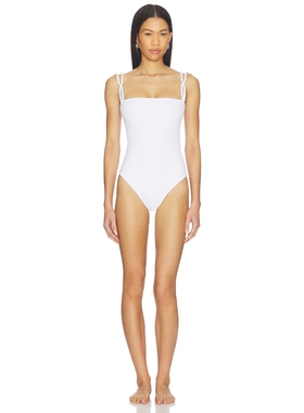 Nau Bikinis LINK STRAP 一件式泳装 revolve小众新款 白色