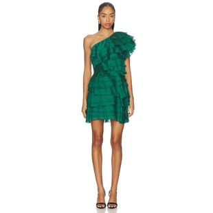 Aje ROSALINE 连衣裙 绿色REVOLVE小众新款