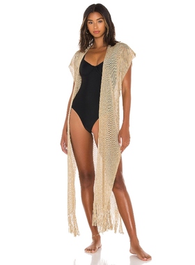 Luli Fama GOLDEN 长裙针织连衣裙保暖女revolve