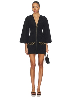 Alexis ANESA 裙子 黑色REVOLVE小众新款