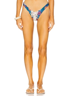 Agua Bendita AVY 比基尼泳裤 蓝色 y2k辣妹风REVOLVE新款