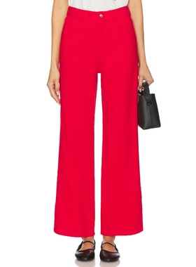 [冬季新品] Never Fully Dressed 阔腿红色美式复古风REVOLVE