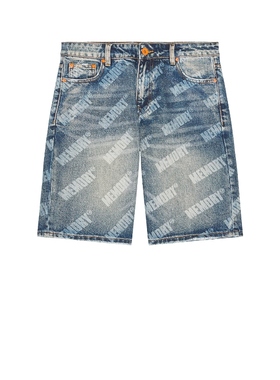 Memory Lane REPEAT 短裤 蓝色REVOLVE小众新款