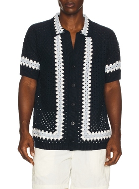 Frescobol Carioca MARQUES 衬衫 藏青色REVOLVE小众新款