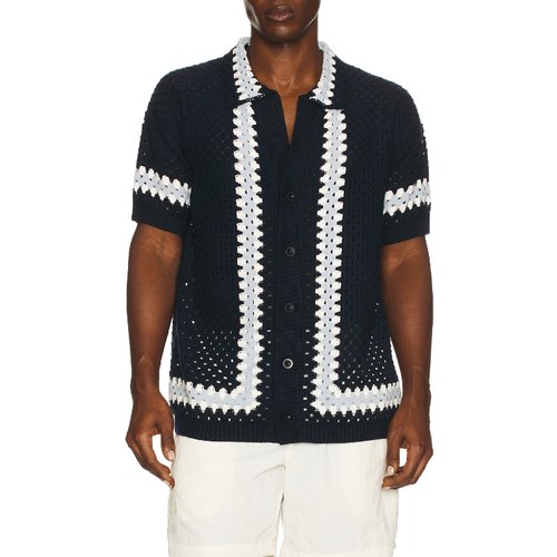 Frescobol Carioca MARQUES 衬衫 藏青色REVOLVE小众新款