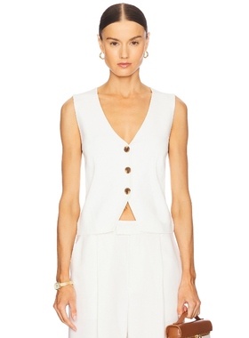 L'Academie DONELLEN 背心 白色 y2k辣妹风REVOLVE新款