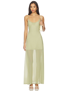 SNDYS Alessandra Mesh Maxi Dress revolve小众新款