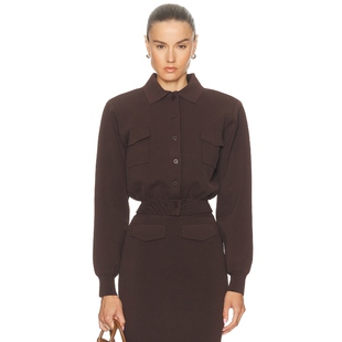 春季 SEROYA 棕色REVOLVE小众新款 毛衣 OPHELIA