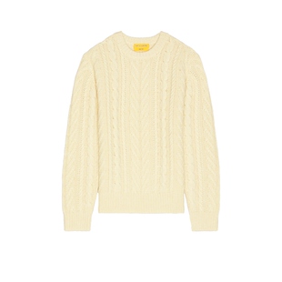 Guest In Residence Fisherman Crew Neck Sweater 黄色REVOLVE小
