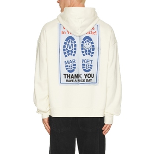RIDE 连帽衫 Market 白色REVOLVE小众新款 PRIDE