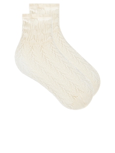 SWEDISH STOCKINGS ERICA 短袜 revolve小众新款 象牙白