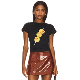 [春季新品]Tyler McGillivary 上装黑色辣妹风REVOLVE小众新款