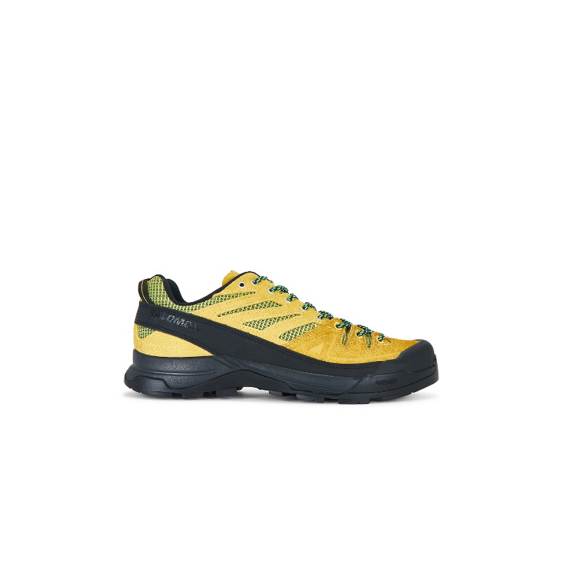 Salomon黄色秋冬新品麂皮运动鞋工装风厚底休闲球鞋REVOLVE