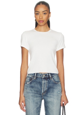 RE/DONE T恤 白色 y2k辣妹风REVOLVE小众新款