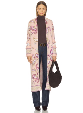 [冬季新品]Hayley Menzies DEX 防尘外套 玫瑰REVOLVE小众