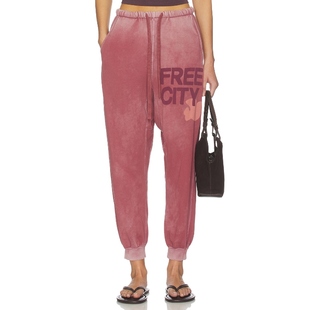 口袋式 SUNFADES 卫裤 淡紫色 休闲风REVOLVE小众新 Free 美式 City