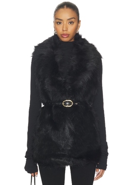 Unreal Fur ROSE 背心 黑色 运动复古风REVOLVE小众新款