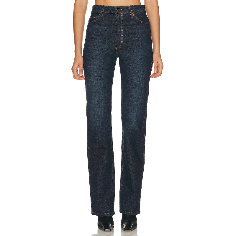 KHAITE DANIELLE 牛仔裤 蓝色 美式复古风REVOLVE小众新款