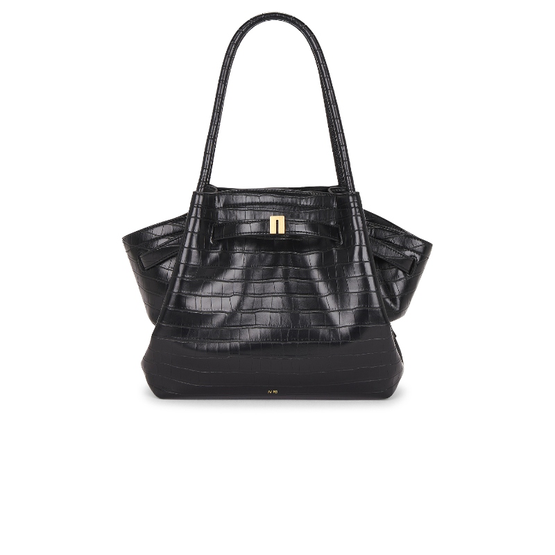 [夏季新品]JW PEI HANA 中号手提包 黑色REVOLVE小众新款
