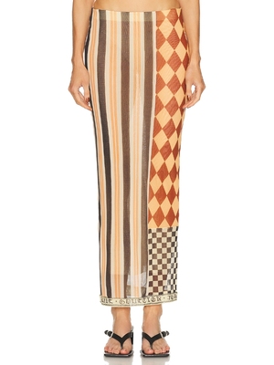 Jean Paul Gaultier 半身裙 revolve小众新款 Burnt Orange,Neutr