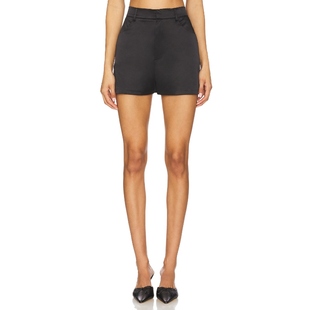 短裤 WANDA 黑色 美式 Aniye 休闲风REVOLVE小众新款