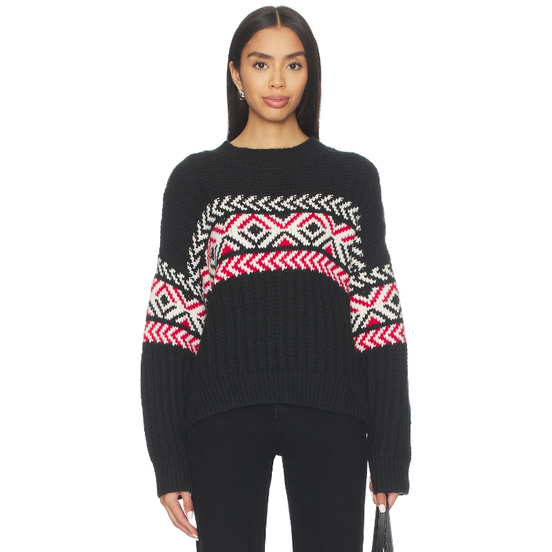 Sanctuary INTARSIA 毛衣 黑色REVOLVE小众新款