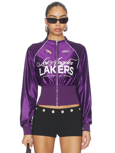 Off Season LA LAKERS 精裁线痕夹克 revolve小众新款
