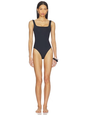 POST SWIM JESSICA 一件式泳衣 黑色 y2k辣妹风REVOLVE小众新款