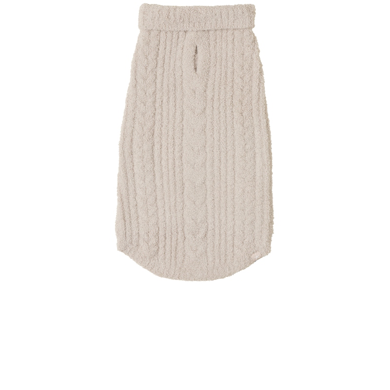 Barefoot Dreams COZYCHIC CABLE PET SWEATER 宠物猫衣 奶油色RE