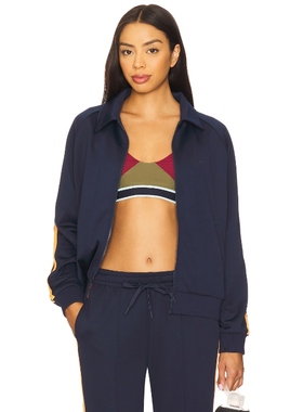 [冬季新品]THE UPSIDE VITESSE PARI 夹克 藏青色REVOLVE小众