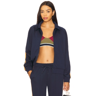 [春季新品]THE UPSIDE VITESSE PARI 夹克 藏青色REVOLVE小众