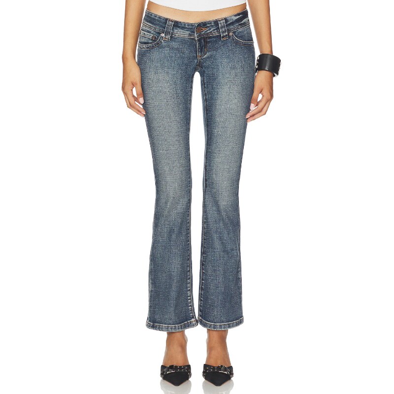 Abrand 0 靴裤 蓝色REVOLVE小众新款