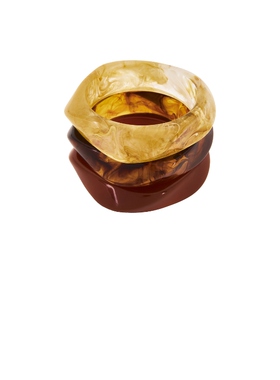 Luv AJ FORMENTERA 手镯 Brown,Yellow REVOLVE小众新款