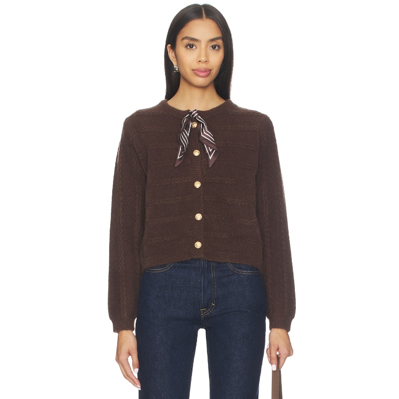 Line & Dot AGNES 毛衣 棕色小众新款