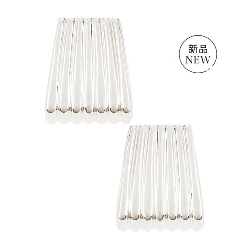 Heaven Mayhem银色耳饰简约风早秋新品褶皱REVOLVE
