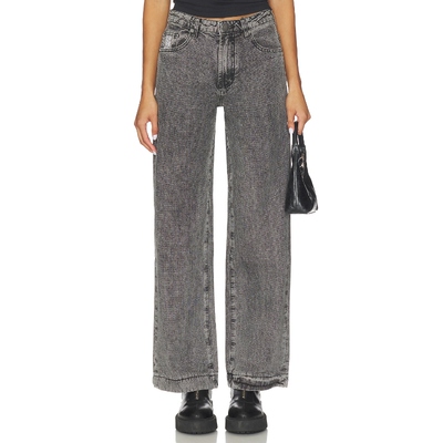 [春季新品]One Teaspoon JACKSON 阔腿黑色美式复古风REVOLVE小众