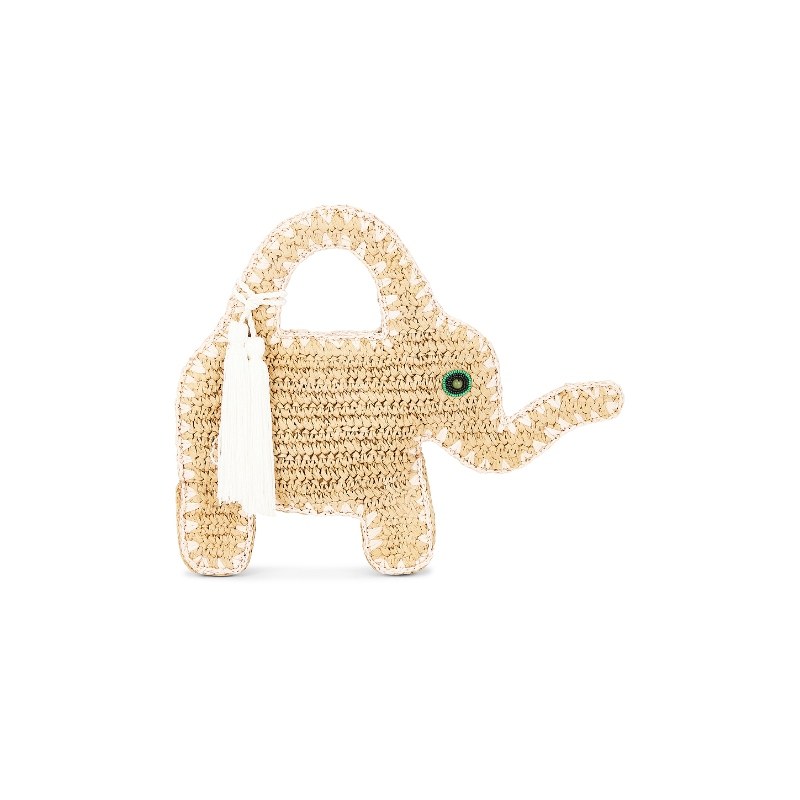 SIMONMILLER ELEPHANT 迷你包 米色REVOLVE小众新款