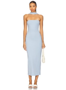 Lovers and Friends LAYLA 长裙 蓝色REVOLVE小众新款