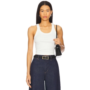 白色 背心 y2k辣妹风REVOLVE CHRISTY PISTOLA