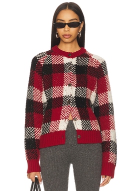 Guest In Residence BUFFALO 开衫 红色REVOLVE小众新款