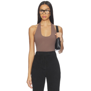 EAVES SIMEON 上装 棕色 y2k辣妹风REVOLVE小众新款