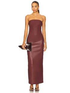 Nakedvice ALLEGRA 裙子 revolve小众新款 葡萄酒色