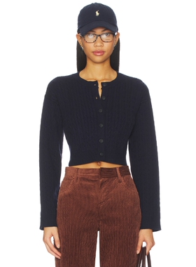 MORE TO COME PADME 开衫 revolve小众新款 藏青色