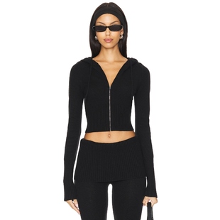 Cloud Aimee Knit Hoodie 运动复古风REVO Frankies 黑色 Bikinis