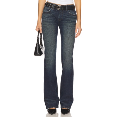 [春季新品]EB Denim MARIA渐变喇叭牛仔裤 美式复古风REVOLVE