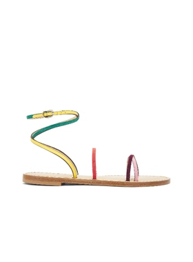 Amanu CONSTANTIA 凉鞋 红色 女款REVOLVE小众新款