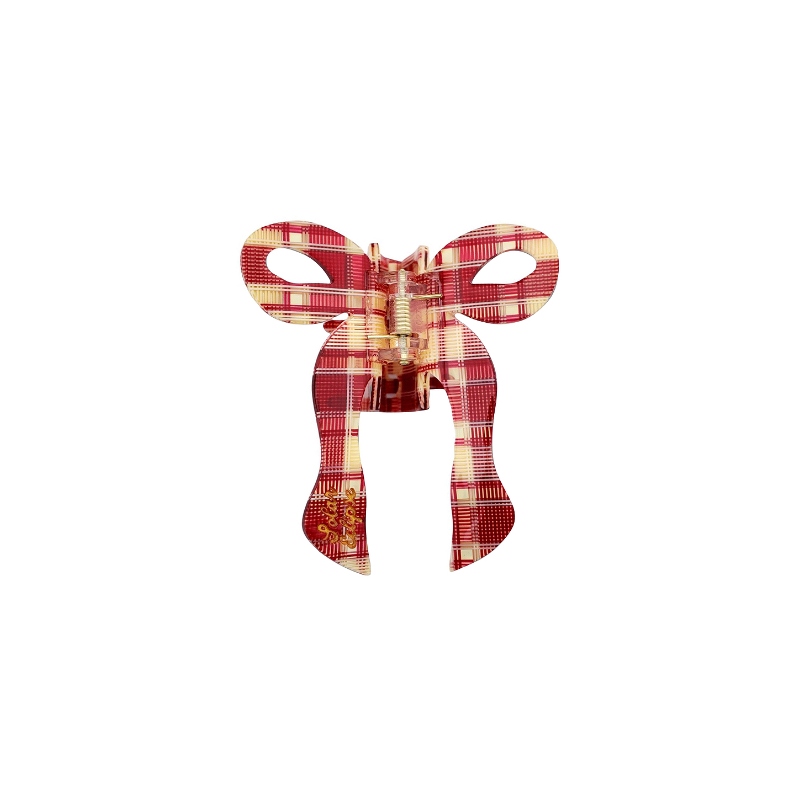 Solar Eclipse Hand-painted Coquette Bow Claw Hair ClipREVOLV