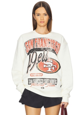 The Wild Collective 49ERS 运动衫 象牙白 运动复古风REVOLVE小