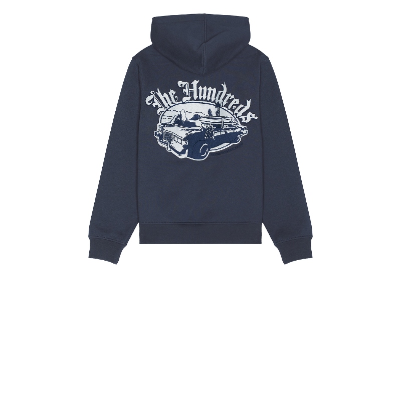 [冬季新品]The Hundreds VIBES 套衫连帽衫 黑色REVOLVE小众新款