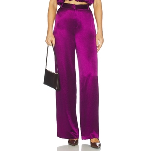 长裤 ESME 紫色 美式 NONchalant 休闲风REVOLVE小众新款 Label